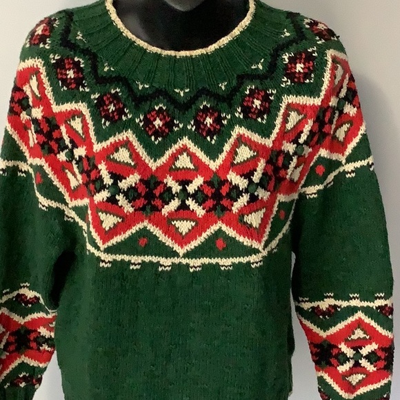 HANDKNIT~Ninon de Lenclos Sweater (M/L/ - Picture 7 of 10